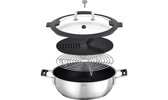 Aroma Dampfgarer Silence Pro Einzelne Bestandteile des Aroma Dampfgarers