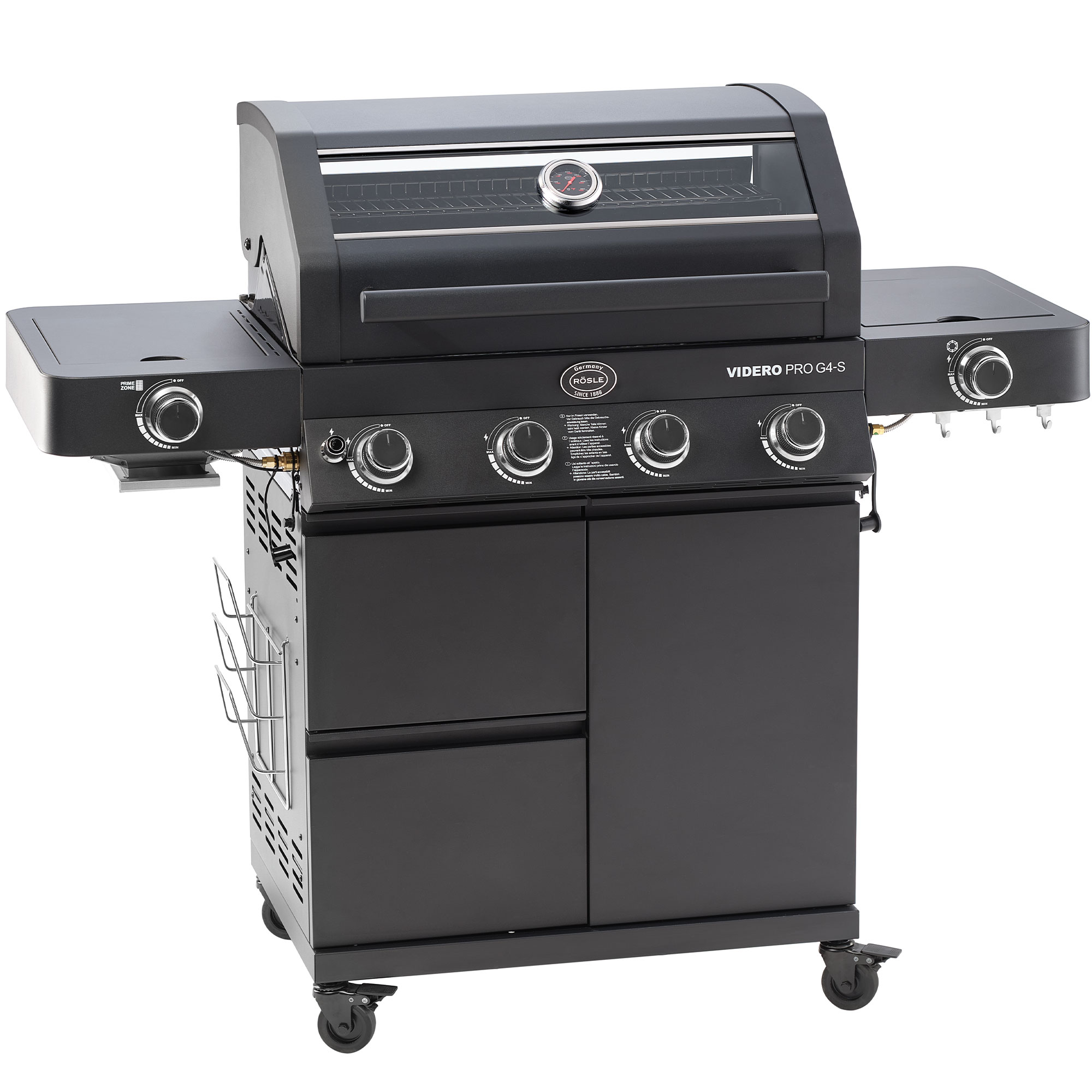 Gasgrill VIDERO PRO G4-S VARIO+ 50mbar