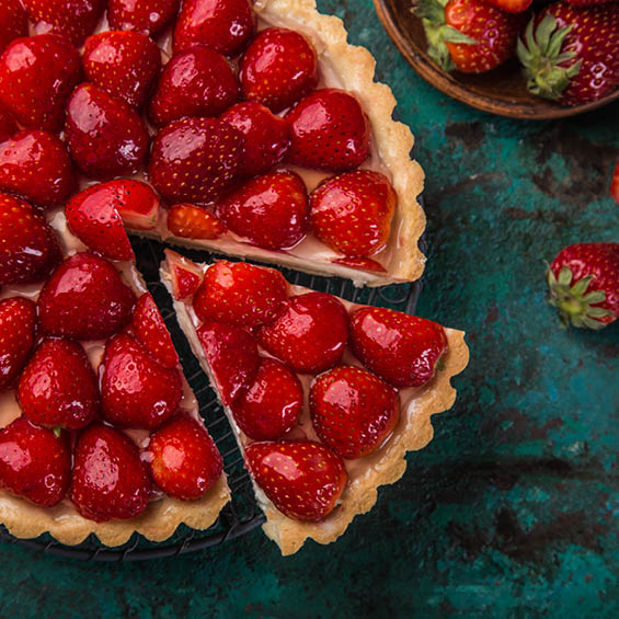 Erdbeerkuchen