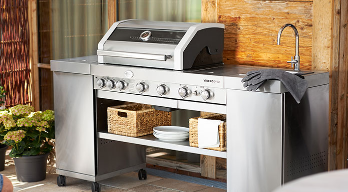 Gasgrill BBQ-Station Videro G4-SK Gasgrill BBQ-Station Videro G4-SK