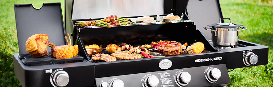 Grillgut auf Gasgrill
