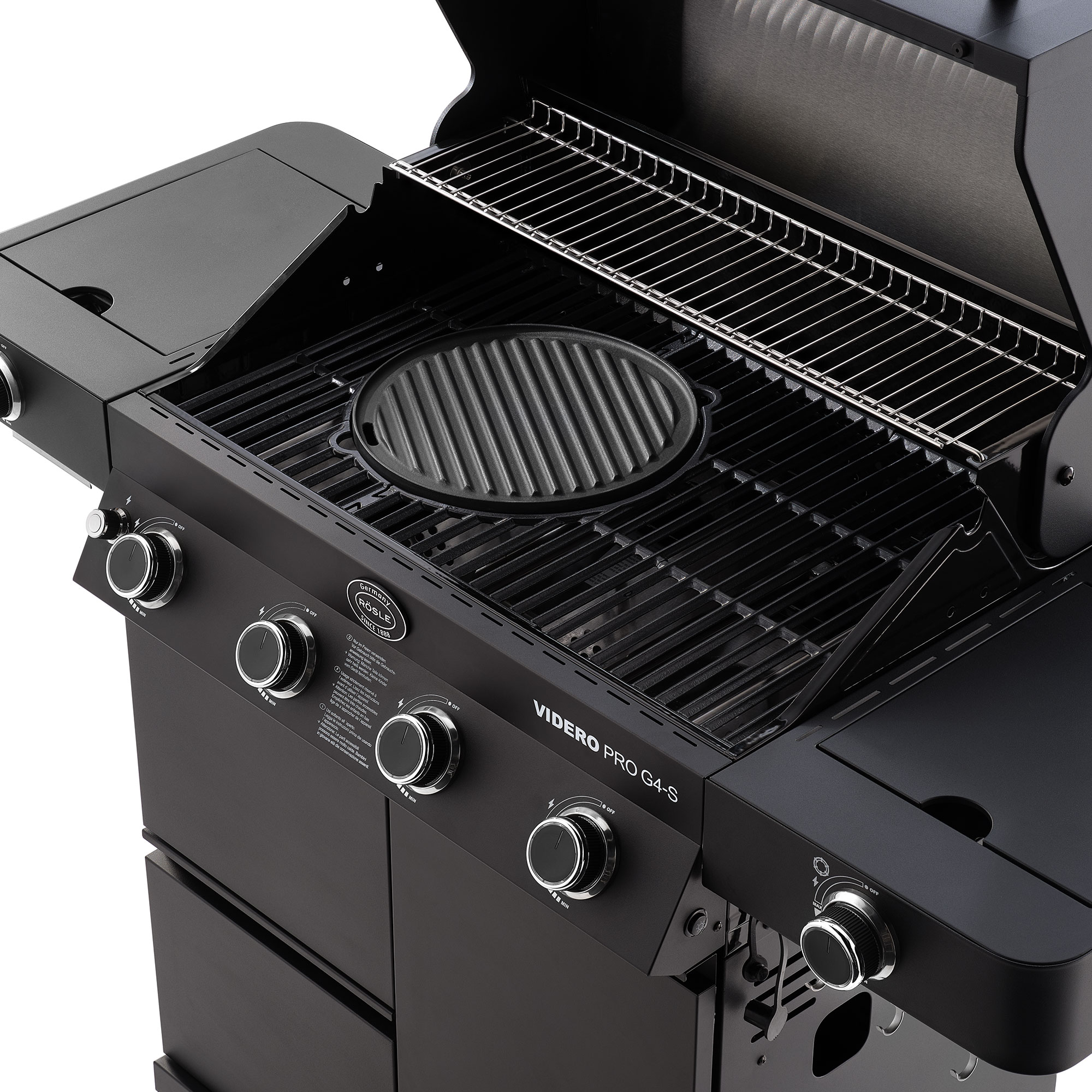 Gasgrill VIDERO PRO G4-S VARIO+ 50mbar