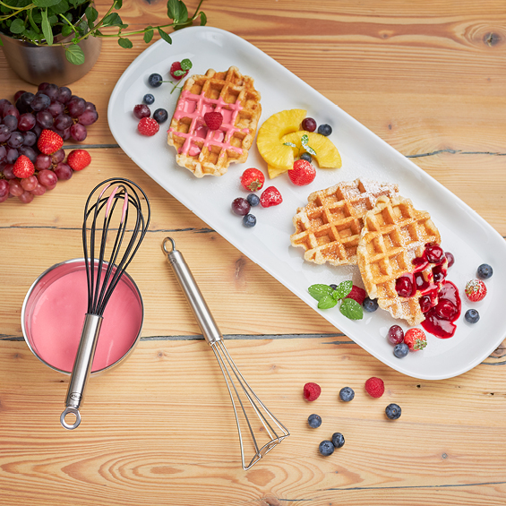 Belgische Waffeln mit Beeren