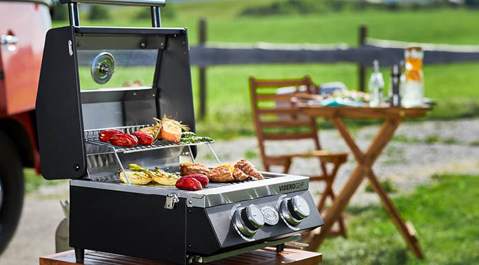 Grillgut auf Gasgrill