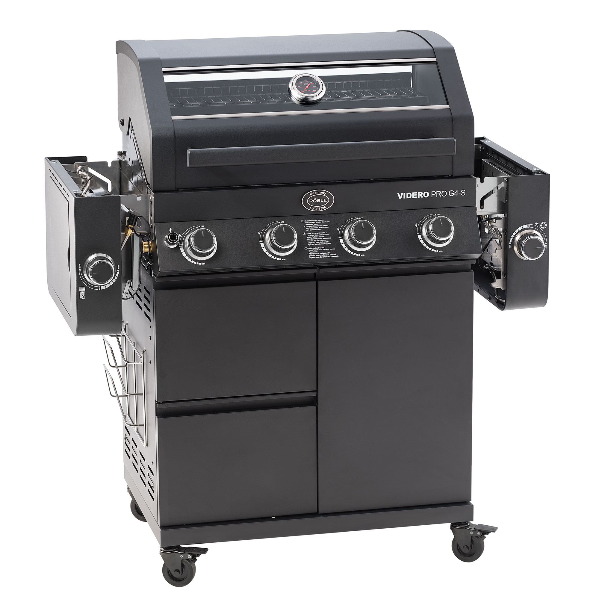 Gasgrill VIDERO PRO G4-S VARIO+ 50mbar