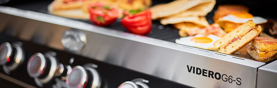 Gasgrill BBQ-Station Videro G6-S Frühstücksideen auf dem Gasgrill G6-S