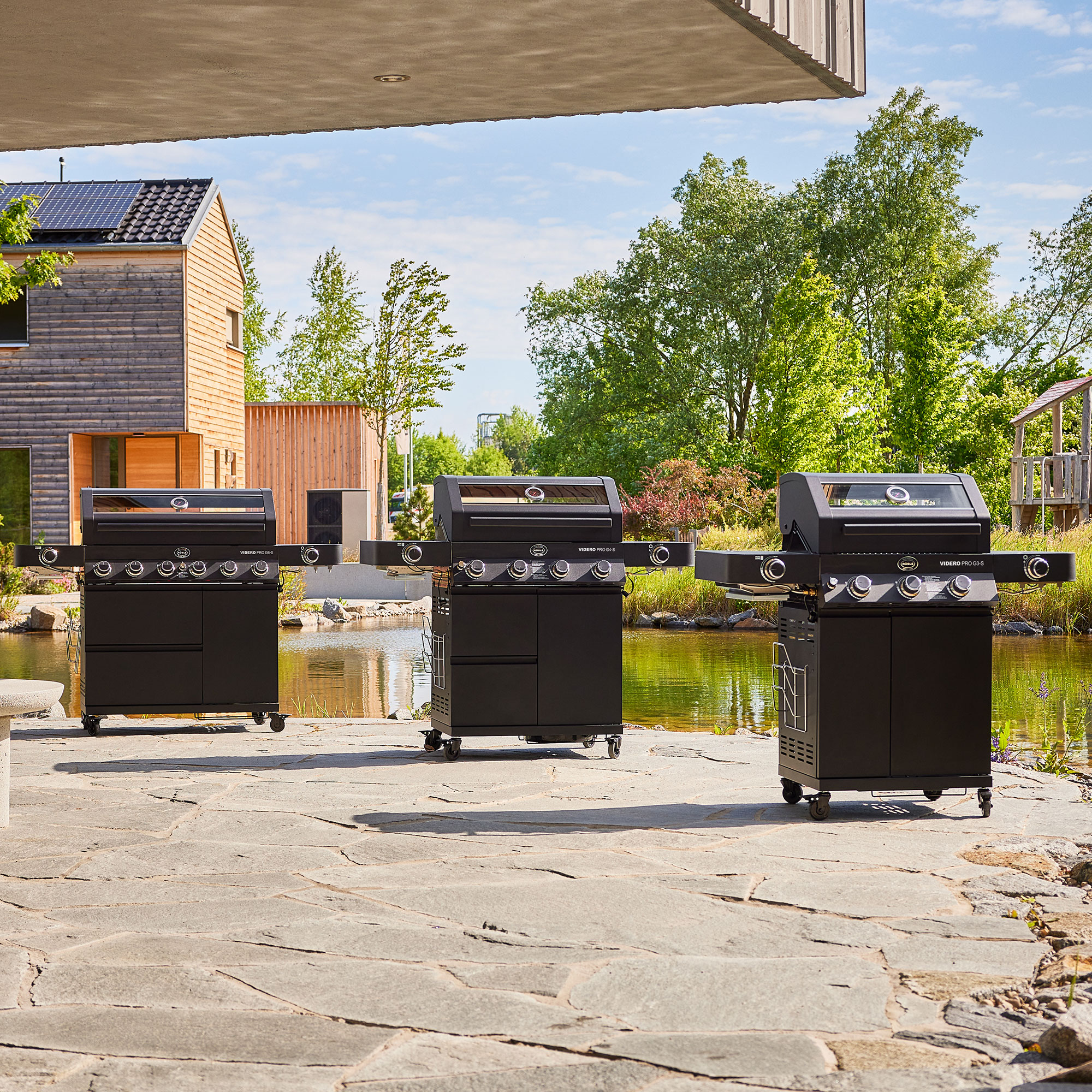Gasgrill VIDERO PRO G4-S VARIO+ 50mbar