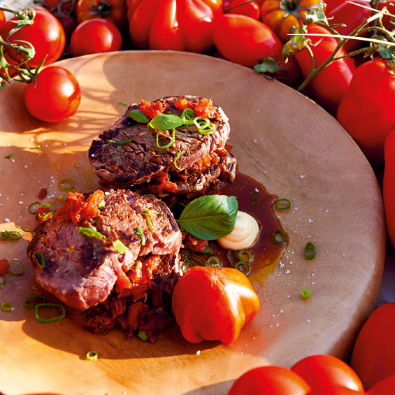 Gefülltes Rinderfilet